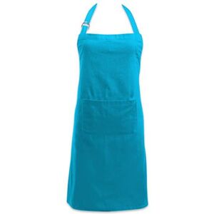 DII 100% Cotton, Colorful Unisex Bib Chef Kitchen Apron, Adjustable Neck & Waist Ties, Front Pocket, Durable, Comfortable, Perfect for Cooking, Baking, BBQ- Neon Blue DII 100% Cotton, Colorful Unisex Bib Chef Kitchen Apron, Adjustable Neck & Waist Ties, Front Pocket, Durable, Comfortable, Perfect for Cooking, Baking, BBQ- Neon Blue
