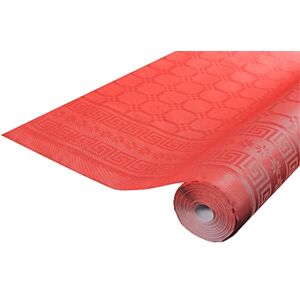 Exacompta Cogir Ref R482521I Pro Nappe Food Safe Contact Disposable Tablecloth Roll (Single Roll) 1.2m Width x 25m Length, 100% Recycled Paper, Damask Pattern Red Exacompta Cogir Ref R482521I Pro Nappe Food Safe Contact Disposable Tablecloth Roll (Single Roll) 1.2m Width x 25m Length, 100% Recycled Paper, Damask Pattern Red