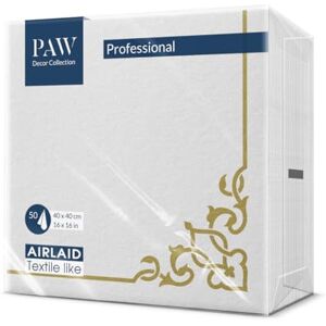 PAW - Elegant Gold Cloth-Like Napkins - Napkins PAW - Elegant Gold Cloth-Like Napkins - Napkins