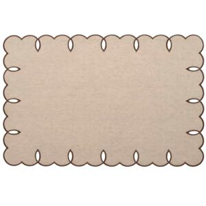 H&H Set of 4 Breakfast Placemats 45 x 30 cm in Cotton and Linen Ecru Elegant and Natural For Rustic or Modern Table Hand Wash Recommended No Dryer H&H Set of 4 Breakfast Placemats 45 x 30 cm in Cotton and Linen Ecru Elegant and Natural For Rustic or Modern Table Hand Wash Recommended No Dryer