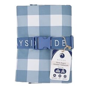 BAYSIDE Blue Pool Picnic Blanket, 145 x 145cm Water Resistant, Picnic Rug & Outdoor Tablecloth Dual Use Foldable Compact Travel Blanket, Easy to Wipe Clean. BAYSIDE Blue Pool Picnic Blanket, 145 x 145cm Water Resistant, Picnic Rug & Outdoor Tablecloth Dual Use Foldable Compact Travel Blanket, Easy to Wipe Clean.