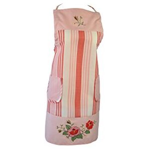 Bellanda Bib Apron - Polyester, Pink and Red Stripes, 70x85 - Apron Bellanda Bib Apron - Polyester, Pink and Red Stripes, 70x85 - Apron