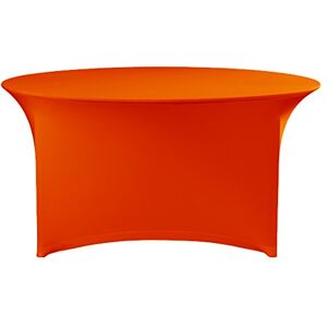 Cover Up Stretch Table incl. top cover Ø 152 cm, colour Orange, Polyester, 152 x 152 x 76 cm Cover Up Stretch Table incl. top cover Ø 152 cm, colour Orange, Polyester, 152 x 152 x 76 cm
