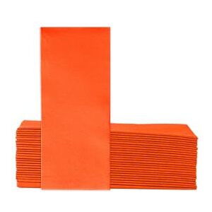 VelaHub Soft Point 50 Napkins, 1/8 Fold, High-Quality Disposable Napkin, 32 x 38 cm, Orange VelaHub Soft Point 50 Napkins, 1/8 Fold, High-Quality Disposable Napkin, 32 x 38 cm, Orange