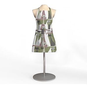 Arvidssons Textil Kitty Pink Apron - Apron with Cats Printed, 65x85cm Arvidssons Textil Kitty Pink Apron - Apron with Cats Printed, 65x85cm
