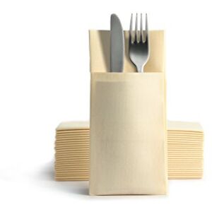 Alvotex Airlaid Cutlery Napkins 39 x 40 cm 50/1 Cream (278) Alvotex Airlaid Cutlery Napkins 39 x 40 cm 50/1 Cream (278)