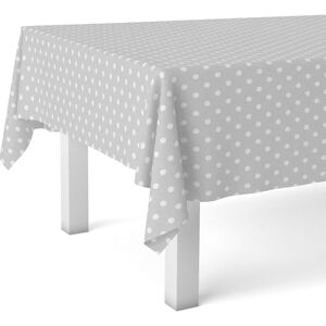 ECOMMERC3 Oilcloth Tablecloth Rectangular Table Size 240 x 140 cm Style, Durability and Easy Cleaning for Your Table Stain Resistant and Waterproof Oilcloth Tablecloth Motas Gris ECOMMERC3 Oilcloth Tablecloth Rectangular Table Size 240 x 140 cm Style, Durability and Easy Cleaning for Your Table Stain Resistant and Waterproof Oilcloth Tablecloth Motas Gris