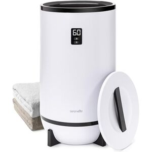 SereneLife Hot Towel Warmer Bucket w/ Customized Fragrance for Bathroom and Spa, Luxury Towel Heater Gift for Him or Her, Auto Shut Off, LED Display, Fits 2 Large Towels, Blankets, Bathrobes Black SereneLife Hot Towel Warmer Bucket w/ Customized Fragrance for Bathroom and Spa, Luxury Towel Heater Gift for Him or Her, Auto Shut Off, LED Display, Fits 2 Large Towels, Blankets, Bathrobes Black