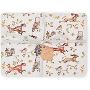 Cooksmart Forest Fable Set of 4 Cork Placemats British Designed Dining Table Mats Woodland Animal Print Heat-Resistant & Durable Stylish & Practical Tableware Easy Wipe Clean Cooksmart Forest Fable Set of 4 Cork Placemats British Designed Dining Table Mats Woodland Animal Print Heat-Resistant & Durable Stylish & Practical Tableware Easy Wipe Clean