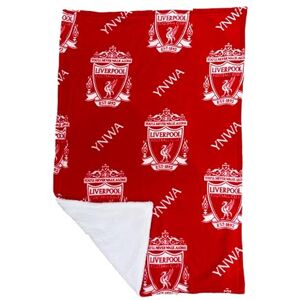 Liverpool F.C. Liverpool FC Officially Licensed Fleece Throw Sherpa Blanket Super Soft, Football YNWA Design Warm Super Soft Feel Red Throw Perfect for Home, Bedroom, Sleepovers & Camping 120 x 150cm Liverpool F.C. Liverpool FC Officially Licensed Fleece Throw Sherpa Blanket Super Soft, Football YNWA Design Warm Super Soft Feel Red Throw Perfect for Home, Bedroom, Sleepovers & Camping 120 x 150cm