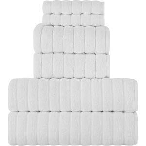 BERIBO Turkish Towel Set 100% Cotton (Cloud) 6 Pieces - Towel Set BERIBO Turkish Towel Set 100% Cotton (Cloud) 6 Pieces - Towel Set