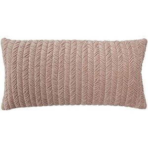 Riva Home Allure Polyester Filled Cushion, Cotton, Blush Riva Home Allure Polyester Filled Cushion, Cotton, Blush