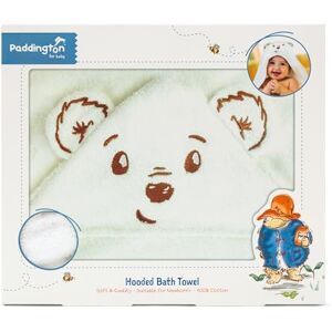Paddington Baby Luxury Hooded Bath Towel 100% Cotton Super Soft with embroidery Bear Face 75cm x 75cm Paddington Baby Luxury Hooded Bath Towel 100% Cotton Super Soft with embroidery Bear Face 75cm x 75cm