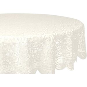 DII Home Essentials Vintage 63" Round Tablecloth - Shabby Chic Polyester DII Home Essentials Vintage 63" Round Tablecloth - Shabby Chic Polyester