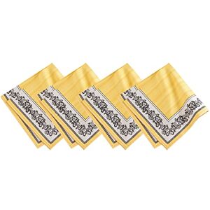Elrene Villeroy & Boch Cotton Fabric Napkin (Set of 4), Multicolor, 21"X21 Elrene Villeroy & Boch Cotton Fabric Napkin (Set of 4), Multicolor, 21"X21