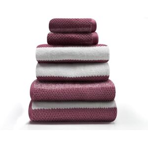 GC GAVENO CAVAILIA Large Bath Sheet Towels 2 Pack 100% Egyptian Cotton Bathroom Towel Set Highly Water Absorbent & Quick Dry Extra Large Bath Towel Easycare & Durable Dark Pink GC GAVENO CAVAILIA Large Bath Sheet Towels 2 Pack 100% Egyptian Cotton Bathroom Towel Set Highly Water Absorbent & Quick Dry Extra Large Bath Towel Easycare & Durable Dark Pink