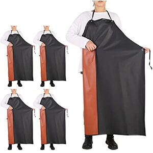 GNJCV Chemical Resistant PVC Apron Black Plus Size Unisex Waterproof Vinyl Aprons for Dish washing,Dog Grooming,Gardening,Fish Cleaning(Pack of 5, Black Apron 5 Pack, XL GNJCV Chemical Resistant PVC Apron Black Plus Size Unisex Waterproof Vinyl Aprons for Dish washing,Dog Grooming,Gardening,Fish Cleaning(Pack of 5, Black Apron 5 Pack, XL
