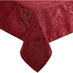 Elrene Damask Tablecloth - Red - 52" x 52" - Tablecloth Elrene Damask Tablecloth - Red - 52" x 52" - Tablecloth