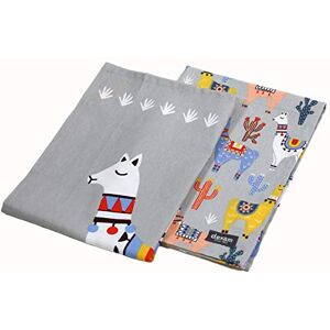Dexam No Probllama Tea Towels (Set of 2) 100% Cotton, Fun Llama Design, Absorbent Kitchen Towel, Machine Washable, 50 x 70cm Dexam No Probllama Tea Towels (Set of 2) 100% Cotton, Fun Llama Design, Absorbent Kitchen Towel, Machine Washable, 50 x 70cm
