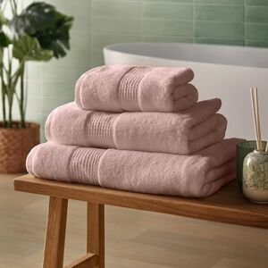 Silentnight Luxury Cotton Bath Towel Luxuriously Soft & Super Absorbent Deep Pile Towel 100% Cotton BCI Textured Waffle Border Bath Towel 130 x 70cm Machine Washable, Pink Silentnight Luxury Cotton Bath Towel Luxuriously Soft & Super Absorbent Deep Pile Towel 100% Cotton BCI Textured Waffle Border Bath Towel 130 x 70cm Machine Washable, Pink