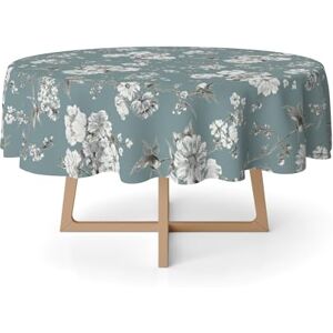 Martina Home Tablecloth RESIN Daniela Turquoise 140 Round Martina Home Tablecloth RESIN Daniela Turquoise 140 Round