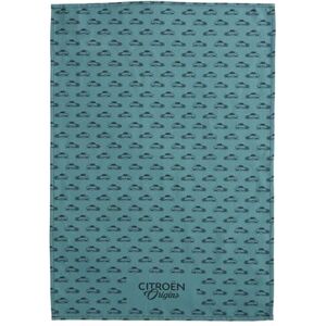 Coucke Citroën Origins Cotton Tea Towel - Retro Pattern, 50x75cm Coucke Citroën Origins Cotton Tea Towel - Retro Pattern, 50x75cm