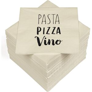 HEKU 100 Napkins - Pasta Pizza Vino - 3-ply, 33x33cm - Special Occasion HEKU 100 Napkins - Pasta Pizza Vino - 3-ply, 33x33cm - Special Occasion