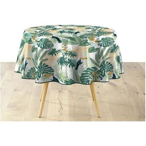 Douceur d'Intérieur , Round Tablecloth Diameter 160 cm Guyana PVC Textilia Douceur d'Intérieur , Round Tablecloth Diameter 160 cm Guyana PVC Textilia