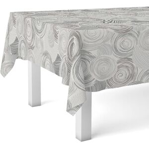 Martina Home Grey Circle Oilcloth Tablecloth 260 x 140 cm Martina Home Grey Circle Oilcloth Tablecloth 260 x 140 cm