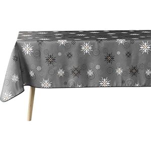 Douceur d'Intérieur ENCHANTE Rectangular Tablecloth, Anthracite, 150 x 300 cm Douceur d'Intérieur ENCHANTE Rectangular Tablecloth, Anthracite, 150 x 300 cm