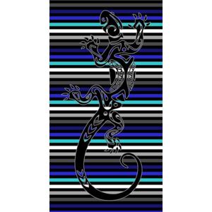Miracle Home . Beach Towel Egyptian Cotton Salamander Blue, 80% Cotton, 20% Polyester, 90 x 165. 12063 Miracle Home . Beach Towel Egyptian Cotton Salamander Blue, 80% Cotton, 20% Polyester, 90 x 165. 12063