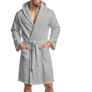 PETTI Artigiani Italiani Microfiber Bathrobe - Grey XXL PETTI Artigiani Italiani Microfiber Bathrobe - Grey XXL