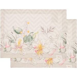 THUN Set of 2 Eleganza Esotica Stain Resistant Placemats 100% Polyester, 33 x 45 cm THUN Set of 2 Eleganza Esotica Stain Resistant Placemats 100% Polyester, 33 x 45 cm