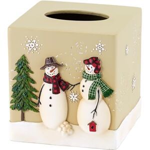 Avanti Home Snowmen Gathering Collection - Resin, Natural, Tissue Cover Avanti Home Snowmen Gathering Collection - Resin, Natural, Tissue Cover