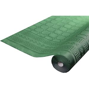 Pro Nappe Disposable damask paper tablecloth in a roll 6 M long X 1.18 M wide Damask paper with a chic and classic universal pattern Box of 12 rolls fir green (bright) Pro Nappe Disposable damask paper tablecloth in a roll 6 M long X 1.18 M wide Damask paper with a chic and classic universal pattern Box of 12 rolls fir green (bright)