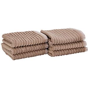 Heckett Lane Bath Guest Towel, Cotton Bamboo, Taupe, 30 x 50 cm, 6 Heckett Lane Bath Guest Towel, Cotton Bamboo, Taupe, 30 x 50 cm, 6