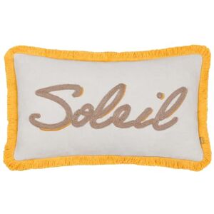 furn. Soleil Embroidered Cushion Cover Yellow 30x50cm furn. Soleil Embroidered Cushion Cover Yellow 30x50cm