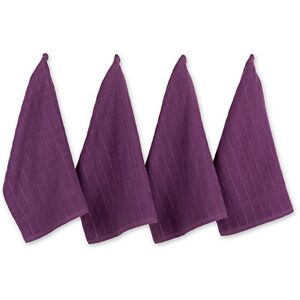 DII Basic Terry Collection Windowpane Dishtowel Set, 16x26, Eggplant Solid, 4 Piece DII Basic Terry Collection Windowpane Dishtowel Set, 16x26, Eggplant Solid, 4 Piece