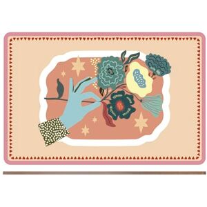 H&H Set of 2 Cork Placemats Flower Decoration 43 x 28 cm Natural, Durable and Non-Slip, Ideal for Table, Kitchen and Daily Use H&H Set of 2 Cork Placemats Flower Decoration 43 x 28 cm Natural, Durable and Non-Slip, Ideal for Table, Kitchen and Daily Use
