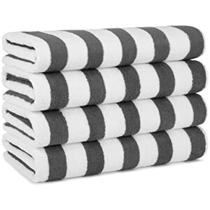 Arkwright LLC Arkwright Cali Cabana Beach Towels (4-Pack, 30 x 60 in) Oversized Pool Towels (Grey) Arkwright LLC Arkwright Cali Cabana Beach Towels (4-Pack, 30 x 60 in) Oversized Pool Towels (Grey)