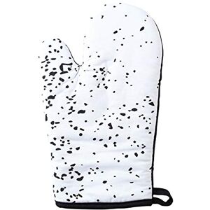 Premier Housewares Oven Glove, Cotton, White/Black, Single Premier Housewares Oven Glove, Cotton, White/Black, Single