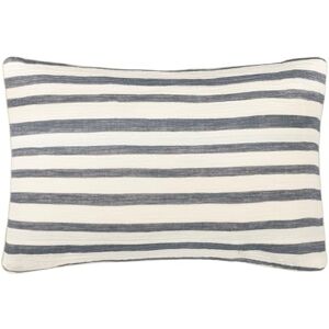 furn. Yard Woven Stripe Cotton Polyester Filled Cushion Dusk Blue 40x60cm furn. Yard Woven Stripe Cotton Polyester Filled Cushion Dusk Blue 40x60cm