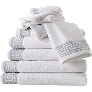 GC GAVENO CAVAILIA Extra Large Bath Sheet 500 gsm 2 Pack Ringspun Cotton Towel For Bathroom Highly Absorbent Towel Set Washable Greek Towels White 80X170 GC GAVENO CAVAILIA Extra Large Bath Sheet 500 gsm 2 Pack Ringspun Cotton Towel For Bathroom Highly Absorbent Towel Set Washable Greek Towels White 80X170