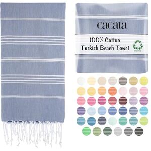 Cacala Turkish Cotton Towel - Soft, Quick-Dry, Travel-Size - Towel Cacala Turkish Cotton Towel - Soft, Quick-Dry, Travel-Size - Towel