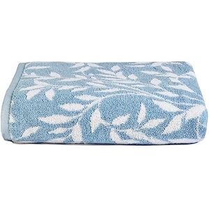 Dreams & Drapes Bathroom Sandringham 100% Cotton Bath Towel 70 x 130cm in Pale Blue, (SGWBEUXPZD) Dreams & Drapes Bathroom Sandringham 100% Cotton Bath Towel 70 x 130cm in Pale Blue, (SGWBEUXPZD)