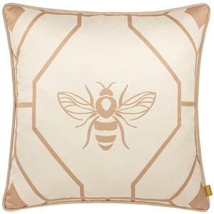 Furn. Bee Deco Geometric Feather Filled Cushion - Champagne - Size 43 Cm X 43 Cm Furn. Bee Deco Geometric Feather Filled Cushion - Champagne - Size 43 Cm X 43 Cm