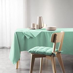 Douceur d'Intérieur , Rectangular Tablecloth (140 X 240 cm) Mistral Mint, Recycled Cotton Douceur d'Intérieur , Rectangular Tablecloth (140 X 240 cm) Mistral Mint, Recycled Cotton