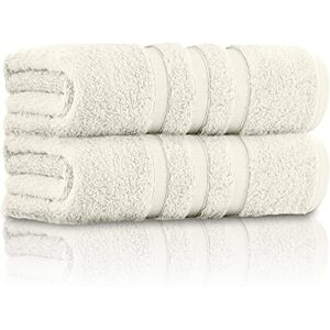 GC GAVENO CAVAILIA Luxury Quality Zero Twist Towels, Stripe Textured 100% Cotton 2 Pack Bath Sheets, Egyptian, Cream, 70x120 Cm GC GAVENO CAVAILIA Luxury Quality Zero Twist Towels, Stripe Textured 100% Cotton 2 Pack Bath Sheets, Egyptian, Cream, 70x120 Cm