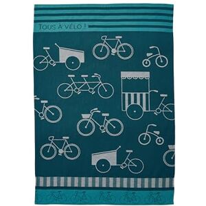 Coucke Cotton Jacquard Tea Towel - Blue Shades - Kitchen Accessory Coucke Cotton Jacquard Tea Towel - Blue Shades - Kitchen Accessory