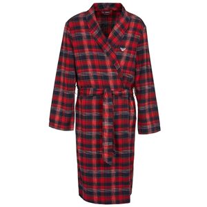 Emporio Armani TARTAN FLANNEL DRESSING GOWN Emporio Armani TARTAN FLANNEL DRESSING GOWN